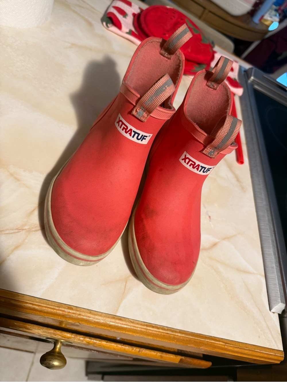 Xtratuf Kids' Coral Slip-On Rain Boots